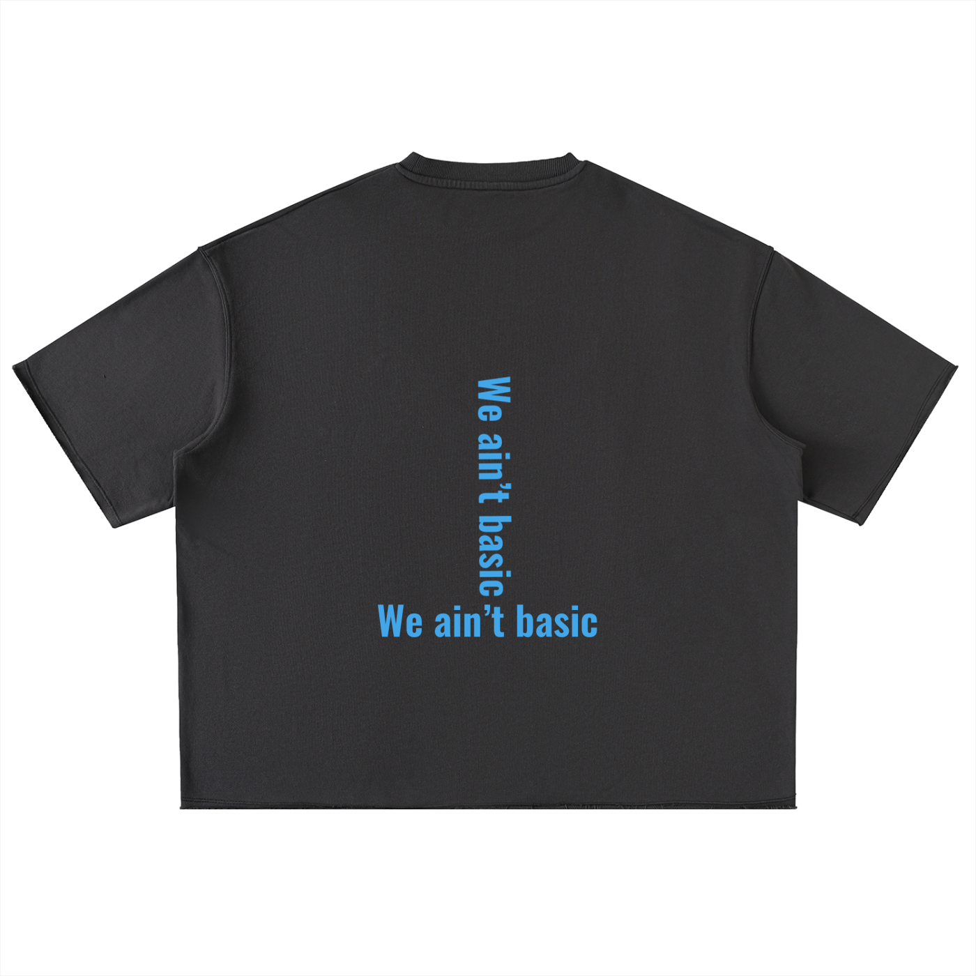 Washed Rolled Hem Half Sleeve T-Shirt