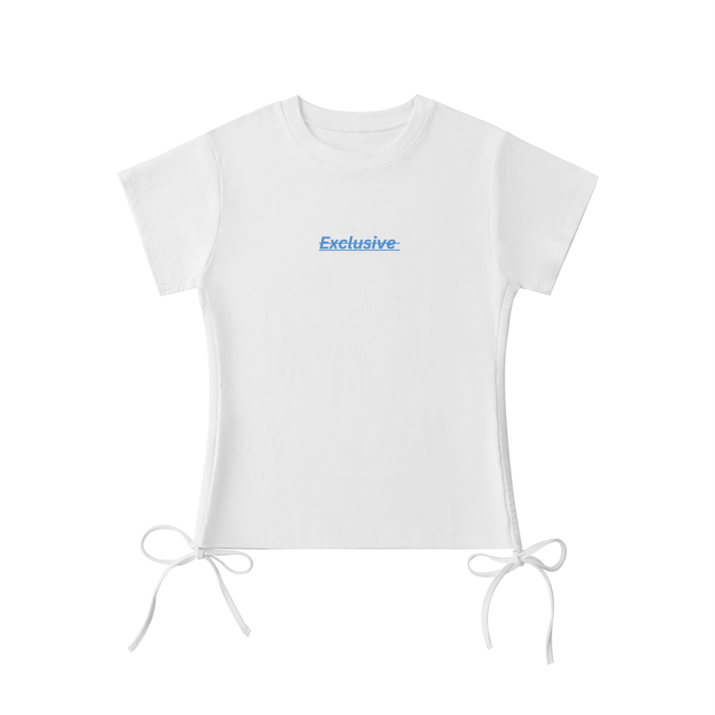 Exclusive-Essential Drawstring T-Shirt