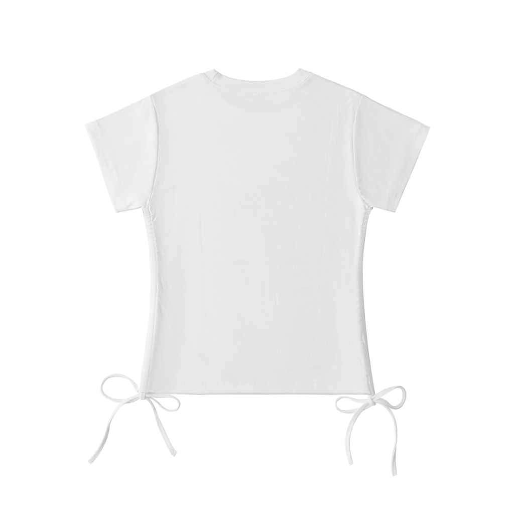 Exclusive-Essential Drawstring T-Shirt