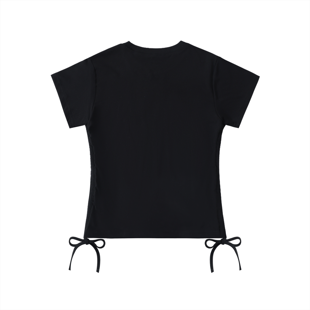 Exclusive-Essential Drawstring T-Shirt
