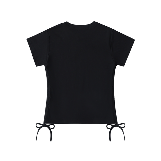 Exclusive-Essential Drawstring T-Shirt