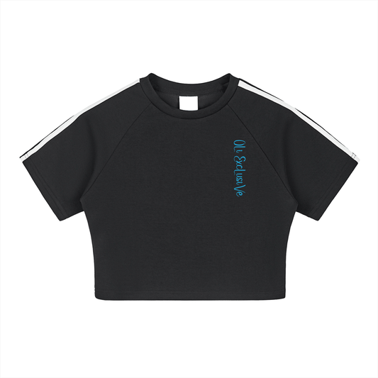 Taped Cooling Performance Crop Top